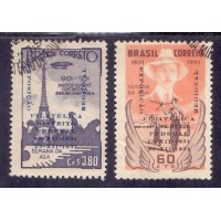 C-0270/0271 - CARIMBADOS - SOBRECARGA `EXPOSIÇÃO REGIONAL DO DISTRITO FEDERAL` - SEMANA DA ASA
