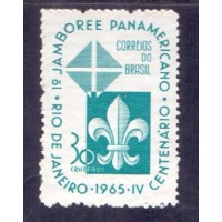C-0533Y - MARMORIZADO - 1º JAMBOREE PANAMERICANO-ESCOTISMO-RJ - RHM R$ 160,00 (25,00 UFS)