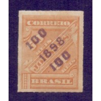 R-115 - NOVO - GOMADO - - 1889 - SOBRESTAMPADO - RHM R$ 1.500,00 (300 UFs X R$ 5,00)