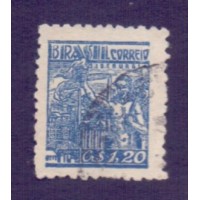 R-478 - CARIMBADO - SEM GOMA - 1946/1948 - NETINHA - FILIGRANA CORREIO-BRASIL Q - SEM TRAÇOS - RHM R$ 1.200,00 (240 UFs X R$ 5,00)