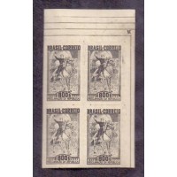 C-0144SD - QUADRA / VARIEDADE - NOVA - SEM PICOTE - CINQUENTENÁRIO DA REPÚBLICA - MARECHAL DEODORO - RHM R$ 1.050,00 (210 UFS)