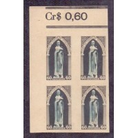 C-0252SD - QUADRA / VARIEDADE - NOVA - SEM PICOTE - IMAGEMS TREMIDA - CENTENÁRIO FILHAS DA CARIDADE - RHM R$ 1.250,00 (250 UFS)