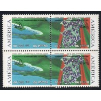 C-1706/1707 - QUADRA - MINT - GOMADA - UPAEP 90 - 1990 -  RHM R$ 24,00 (4,8 UFs X R$ 5,00)