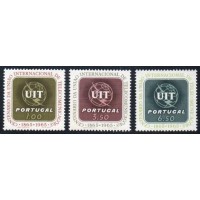 PORTUGAL - 1965 - 963/965 - 3 VALORES - UNIÃO INTERNACIONAL DE TELECOMUNICAÇÕES