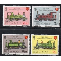 TERRAS AUSTRALES - 1973 - 18/21 - 4 VALORES - TRANSPORTE FERROVIÁRIO - TRENS