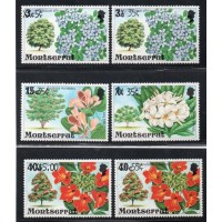 MONTSERRAT - 436/441 - FLORA - FLORES DIVERSAS