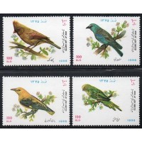 IRÃ - 1996 - 2430/2433 - FAUNA - PÁSSAROS