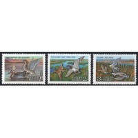 RÚSSIA - 1992 - 5958/5960 - FAUNA - AVES - PATOS SELVAGENS