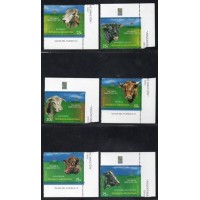 ARGENTINA - 1998 - 2040/2045 - SÉRIE COM 6 SELOS -  FAUNA - GADOS