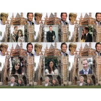 MALI - SÉRIE COM 6 BLOCOS - CARIMBADO - REALEZA - O CASAMENTO DO PRÍNCIPE WILLIAM E CATHERINE MIDDLETON - 2011