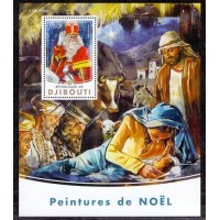 DJIBOUTI - NATAL - NASCIMENTO DE JESUS - BLOCO 1 SELO - 2016