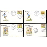 ESPORTE - FUTEBOL - 4 FDCs - ELIMINATÓRIAS PARA A COPA - 1989