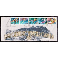 ESPORTES - OLIMPÍADAS DE INVERNO - FDC - ESTADOS UNIDOS - 1992