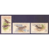 FAUNA - PÁSSAROS - 3 SELOS - CANADÁ 