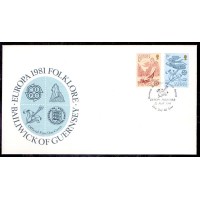 FOLCLORE EUROPEU - FDC - GUERNSEY - 1981