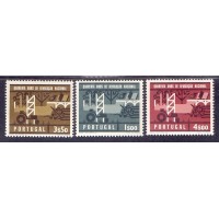 PORTUGAL - 3 SELOS - `40 ANOS DE REVOLUÇÃO NACIONAL` - 1966