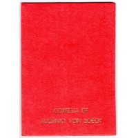 BOLÍVIA - LIVRETE COM 5 SELOS - EUGÊNIO VON BOECK