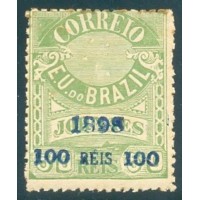 R-128a -  JORNAIS DE 1890 SOBRESTAMPADOS - NOVO - GOMADO - PONTOS DE OXIDAÇÃO - RHM R$ 500,00 (100 UFS X R$ 5,00)