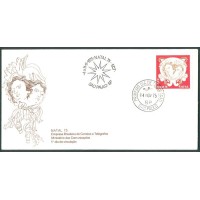FDC-080 - 1975 - NATAL DE 1975 - C-911 - COM CARIMBO DE 1° DIA+CBC - RHM R$ 107,50 (21,50 UFs X R$ 5,00)