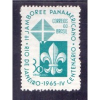 C-0533Y - MARMORIZADO - NOVO - 1º JAMBOREE PANAMERICANO ESCOTISMO - RHM R$ 160,00 (32 UFS)