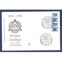 MAÇONARIA - FDC - 50 ANOS GRANDE LOJA A.F e A.M  - 1999 - ALEMANHA