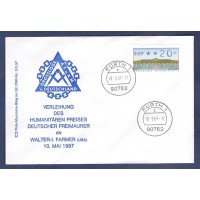 MAÇONARIA - FDC - DEUTSCHER FREIMAURER - 1997 - ALEMANHA