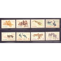 FAUNA - ANIMAIS DIVERSOS - 8 SELOS (2054/61) - ROMÊNIA - 1964
