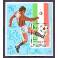 ESPORTE - FUTEBOL - BLOCO - NICARÁGUA - 1986