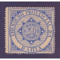 SFP-16 - PROVÍNCIA DA BAHIA – RAPÉ – 30 RÉIS  - COTAÇÃO CATÁLOGO ENCICLOPÉDICO DE 1999