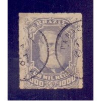 I-46 - CARIMBO PARACATU (TIPO FRANCÊS) - 1.000 RÉIS - BARBA BRANCA