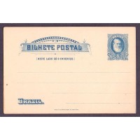 BP-010 - INTEIRO POSTAL - BILHETE POSTAL - NOVO - 80 RÉIS - PONTOS DE OXIDAÇÃO