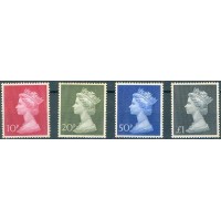 INGLATERRA - EFÍGIES DA RAINHA - SÉRIE COM 4 SELOS - YT- 829/831b 