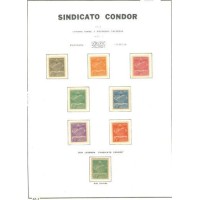 K-01/07 + K-04D - CONDOR - PROVISÓRIOS - (K-4D - VARIEDADE NÃO EMITIDA) - NOVOS - GOMADOS - MUITO BONITOS - RHM R$ 2.175,00 (435,00 UFs X R$ 5,00)