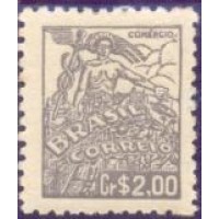 R-487 - CRUZEIRO COM TRAÇOS - FILIG (Q) 2Cr$ - COMÉRCIO - VIOLETA NEGRO - NOVO - GOMADO - CHARNEIRA - RHM R$ 625,00 (125 UFs X 5,00)