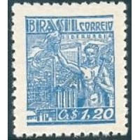 R-478 - 1948 - NOVO - FILIGRANA "CASA+DA+MOEDA+DO+BRASIL - "O" - VERTICAL - SEM GOMA - RHM R$ 5.000,00 (1.000 UFs X 5,00)