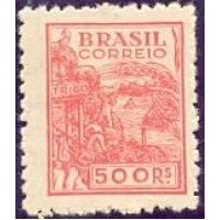 R-376 - NETINHA - 500 RÉIS - IDEM - VERMELHO ALARANJADO - GOMADO - MINT - RHM R$ 2.750,00 (550 UFs X 5,00)