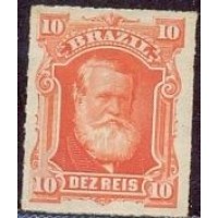 I-37 - BARBA BRANCA - 1877 - 10 RÉIS - NOVO - SEM GOMA 