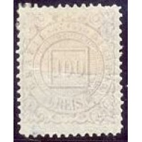 I-64 - 100 RÉIS - CIFRA BRANCA - LILÁS CINZA PÁLIDO - NOVO - LINDO - ÓTIMO COR PRA ESSA EMISSÃO - RHM R$ 2.250,00 (450 UFs X 5,00)