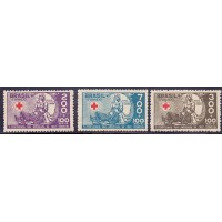 C-0088/90 - SÉRIE COMPLETA - 3ª CONFERÊNCIA PANAMERICANA DA CRUZ VERMELHA - MINT - GOMADO