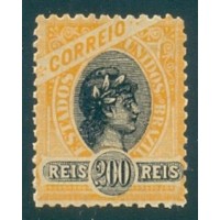 R-085A - MADRUGADA REPUBLICANA - DENTEAÇÃO 5.5 - 7 - 200 RÉIS - NOVO - GOMADO - RHM R$ 3.000,00 (600 UFs X R$ 5,00)