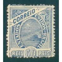 R-083A - 1896 - 10 RÉIS TIPOGRAFADO - DENT. 13 - NOVO - GOMADO - CHARNEIRA - RHM R$ 225,00 (105 UFs X R$ 5,00)