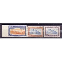 C-0219/221 - 02-09-1946 - 5º CONGRESSO DA UNIÂO POSTAL DAS AMÉRICAS E ESPANHA (UPA)  - RIO DE JANEIRO - NOVOS - GOMADOS 