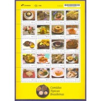 C-3852/3871 - FOLHA - MINT - UPAEP COMIDAS TÍPICAS - 2019 - ESCASSA