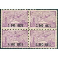 A-038 - 1931 - PORTE REDUZIDO - SOBRETAXADO - QUADRA - SEM GOMA - 2ª COLUNA - RHM R$ 1.000,00 (200 UFs X 5,00)