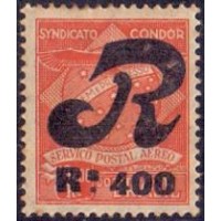 K-09 - CONDOR - SOBRECARGA CURSIVA - NOVO - GOMADO - RHM R$ 600,00 (120 UFs X 5) 