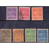 K-01/07 - CONDOR E BANDEIRA ESTILIZADOS - CARIMBADOS - COM E SEM GOMA - CHARNEIRA - LINDOS - RHM R$ 732,50 (146,50 UFs X R$ 5,00)