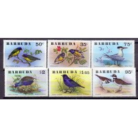 BARBUDA - Y 251/56 DIVERSAS AVES - 1976