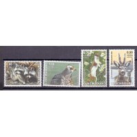 LUXEMBURGO - Y 1572/75 (2003) - VÁRIOS ANIMAIS - SÉRIE 4 SELOS MINT