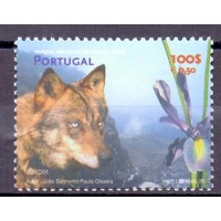 PORTUGAL - Y 2316 (1999) TEMA EUROPA: RESERVAS E PARQUES NATURAIS - LOBO E IRIS - MINT