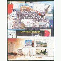 CUBA - ANO COMPLETO - 2007 - 123 SELOS E 16 BLOCOS - NOVOS (MINT)